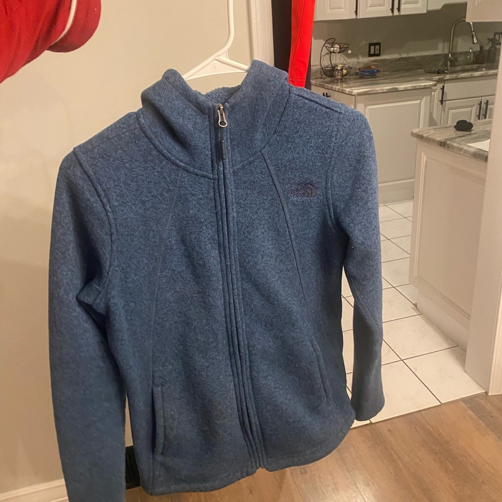 Womens Blue North Face jacket - size small